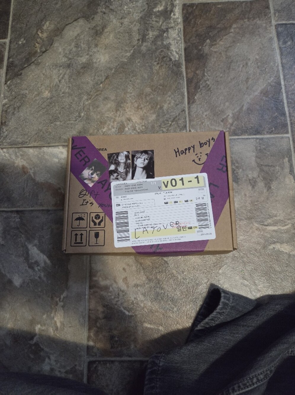 Taehyung Layover Album CD Purple Version BTS Member